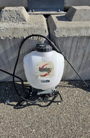Used backpack sprayer for pesticide applications